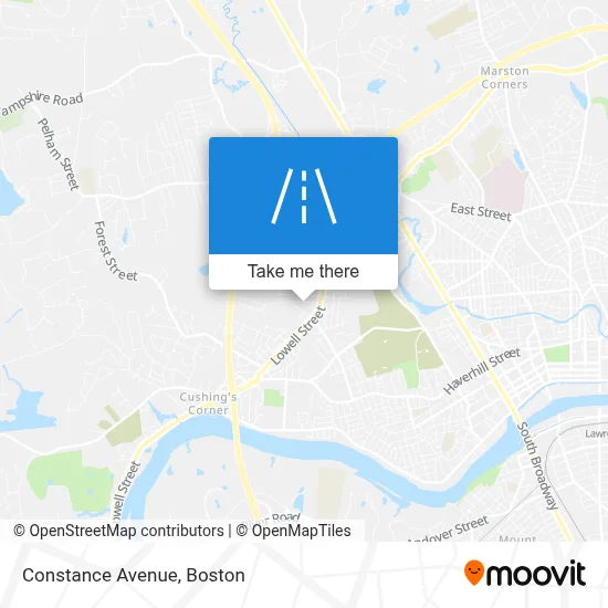 Constance Avenue map