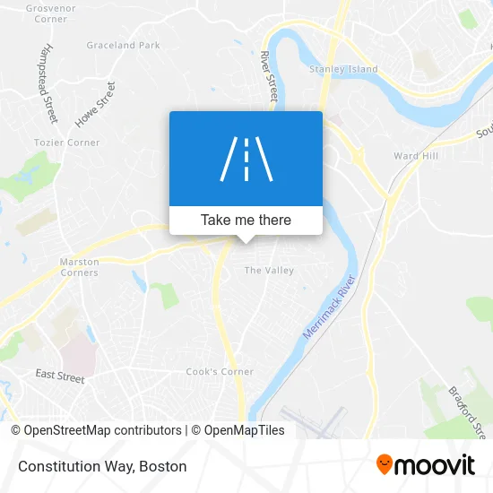 Constitution Way map