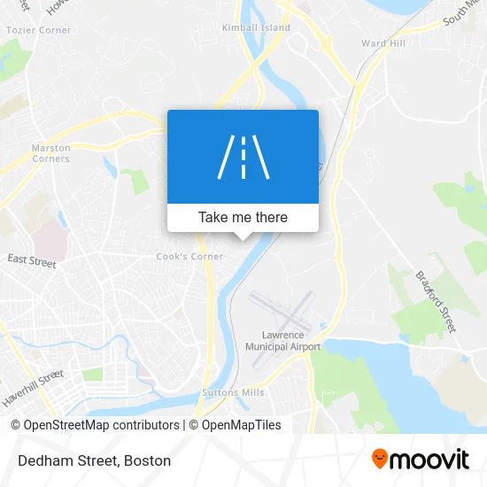 Dedham Street map