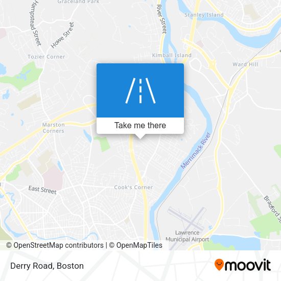 Derry Road map