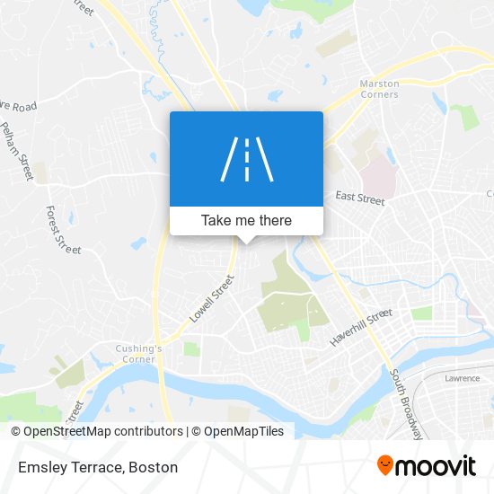 Mapa de Emsley Terrace