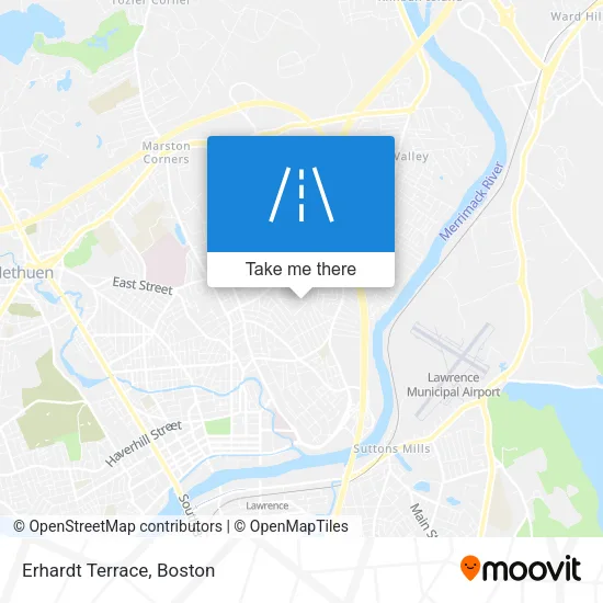 Erhardt Terrace map