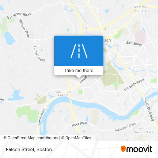 Falcon Street map