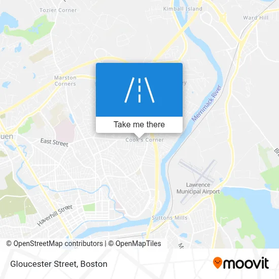 Gloucester Street map
