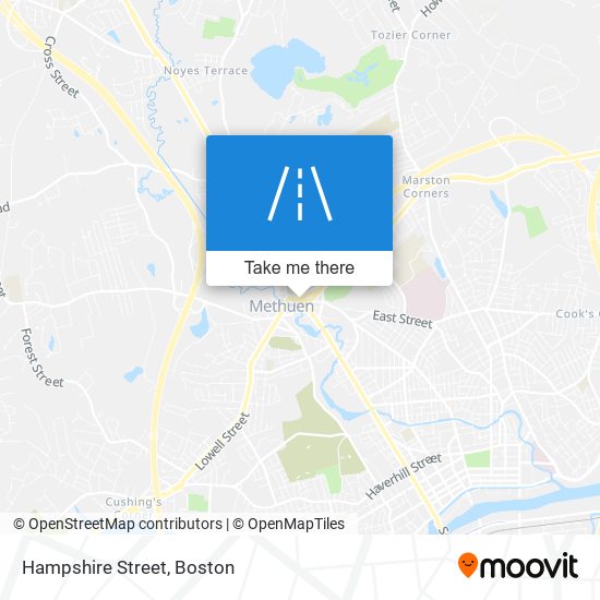 Mapa de Hampshire Street