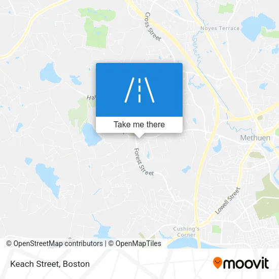Keach Street map