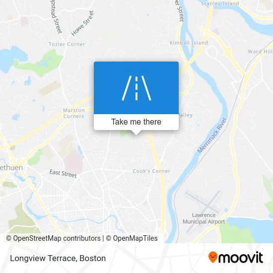 Longview Terrace map
