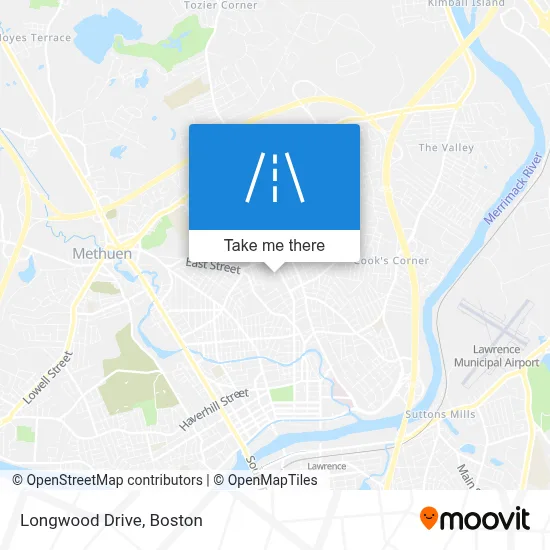 Longwood Drive map