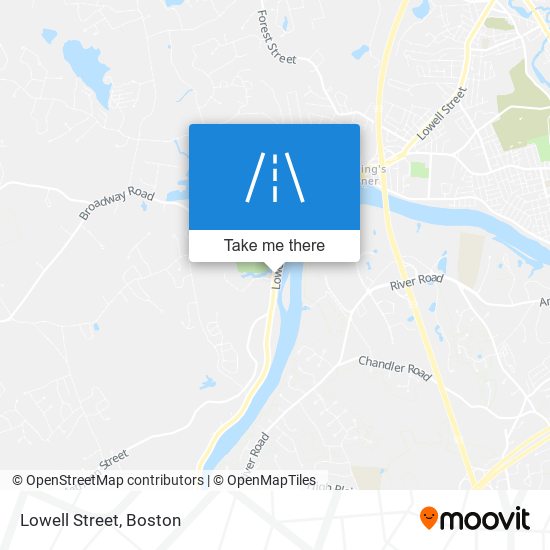 Lowell Street map