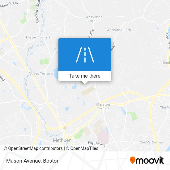 Mapa de Mason Avenue