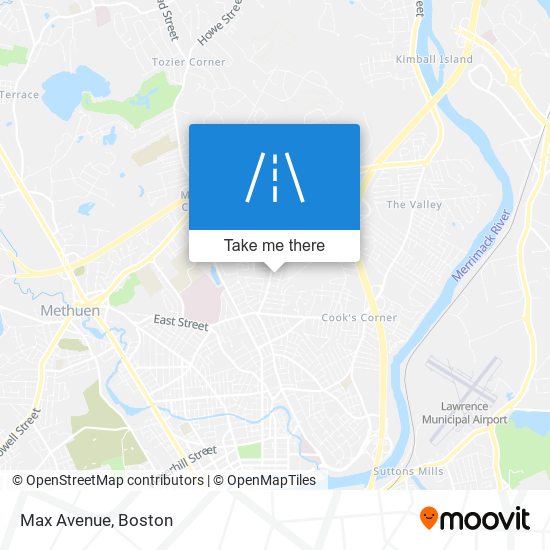 Max Avenue map