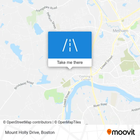 Mount Holly Drive map