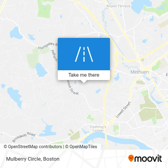 Mulberry Circle map