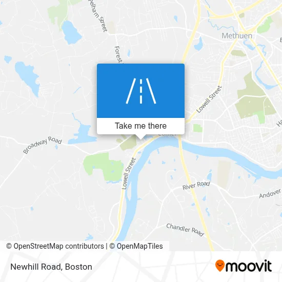 Newhill Road map