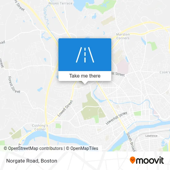 Norgate Road map