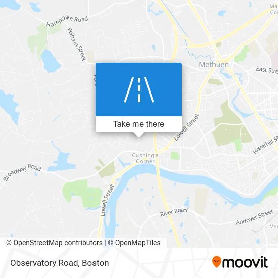 Observatory Road map