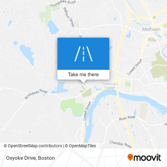 Oxyoke Drive map