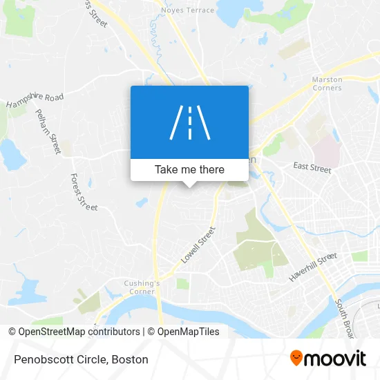 Penobscott Circle map