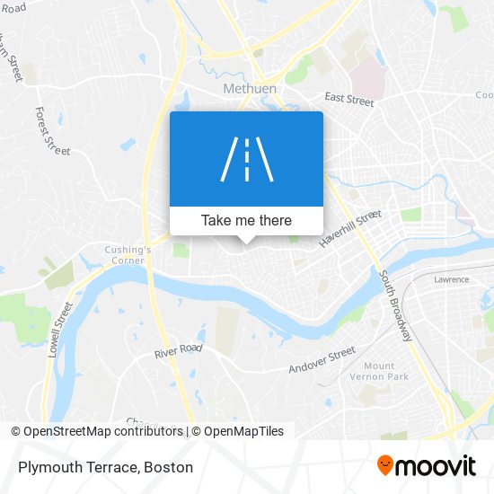 Plymouth Terrace map