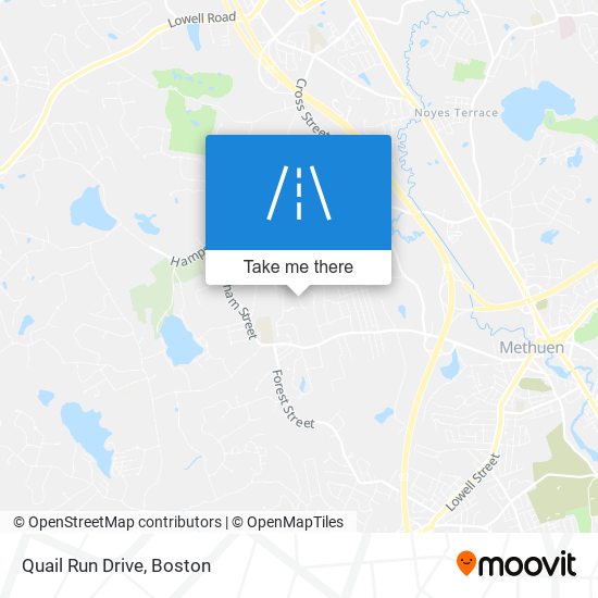 Quail Run Drive map