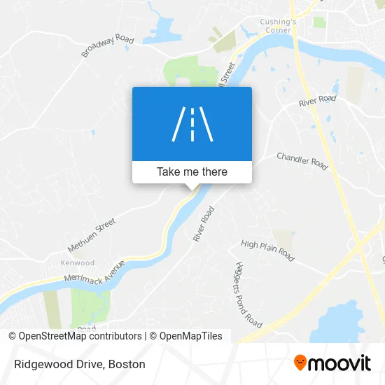 Ridgewood Drive map