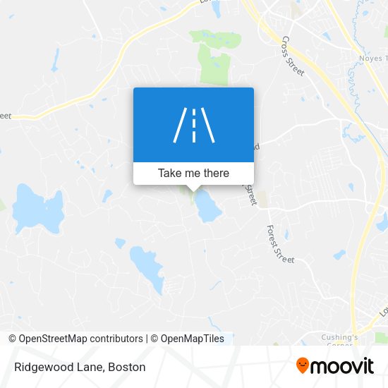 Mapa de Ridgewood Lane