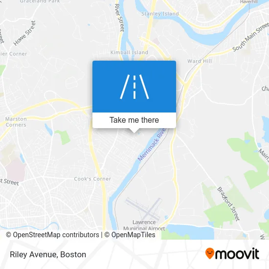 Riley Avenue map