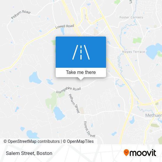 Mapa de Salem Street