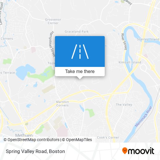 Mapa de Spring Valley Road