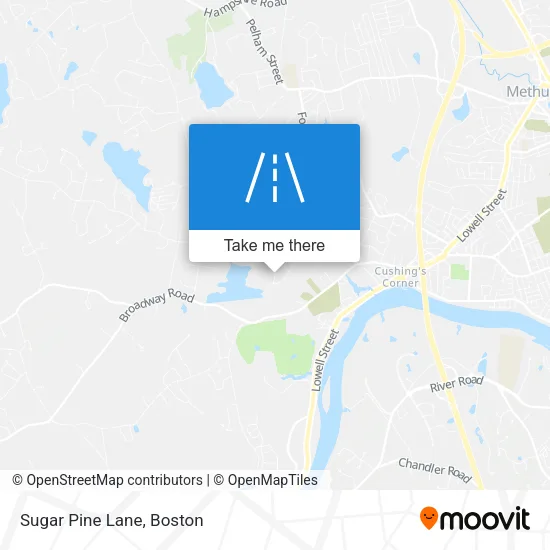 Sugar Pine Lane map