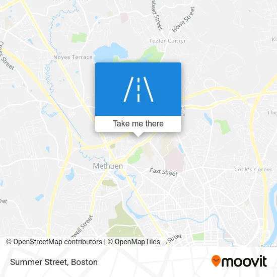 Summer Street map