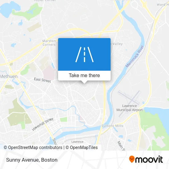 Sunny Avenue map