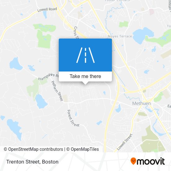 Mapa de Trenton Street