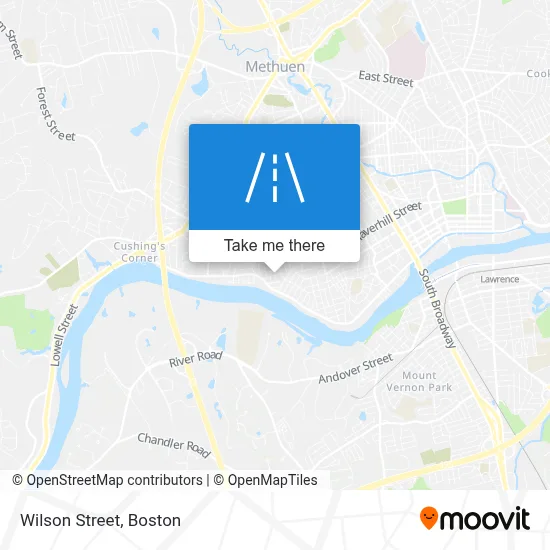 Wilson Street map