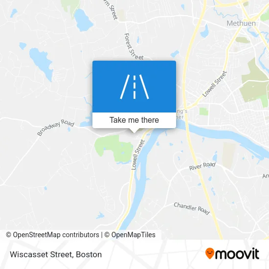 Wiscasset Street map