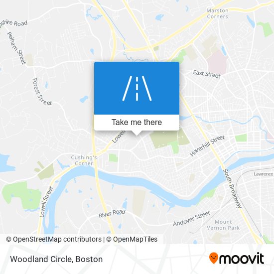 Woodland Circle map