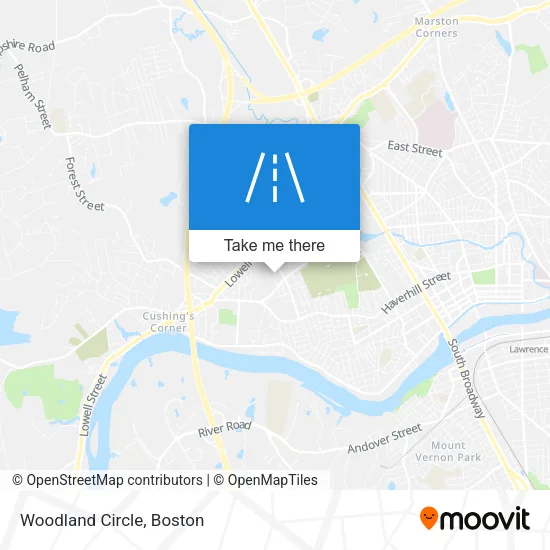 Woodland Circle map