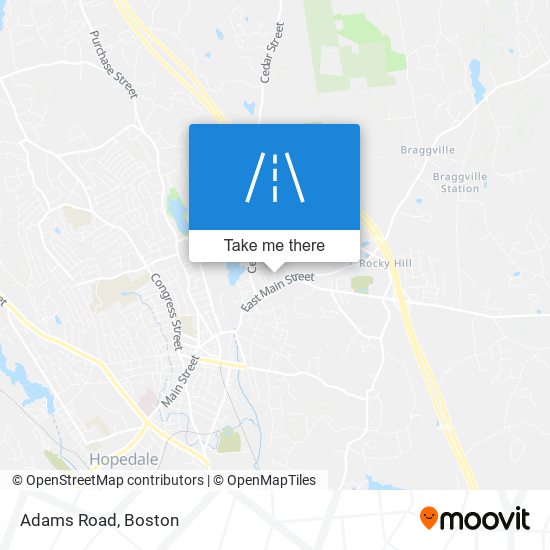 Adams Road map