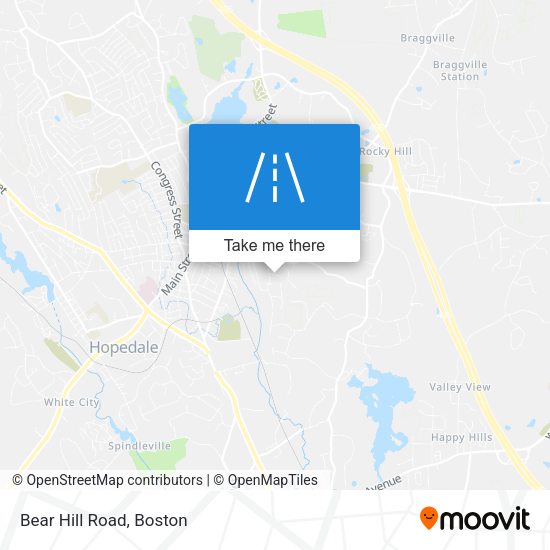 Bear Hill Road map