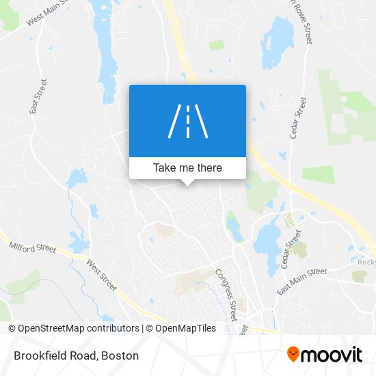 Brookfield Road map