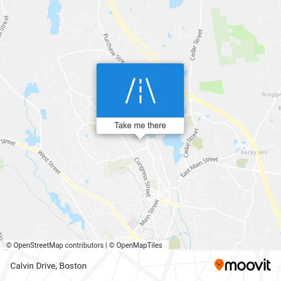 Calvin Drive map