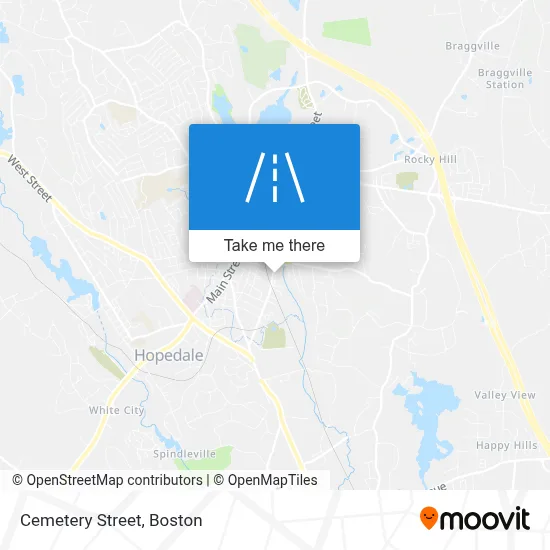 Cemetery Street map
