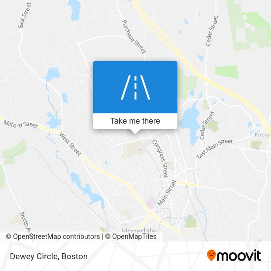 Dewey Circle map