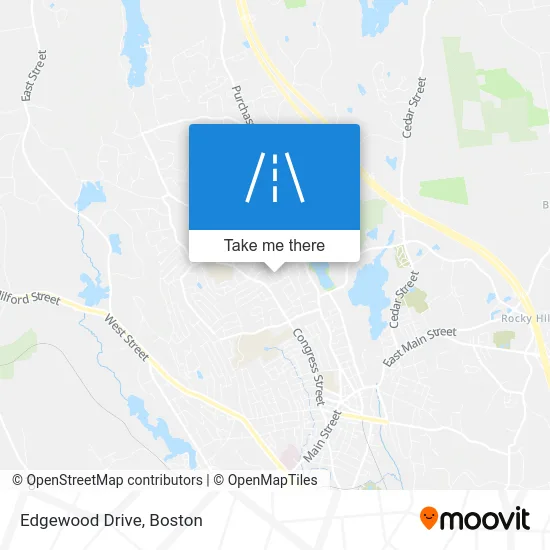 Edgewood Drive map