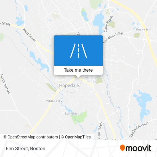 Elm Street map