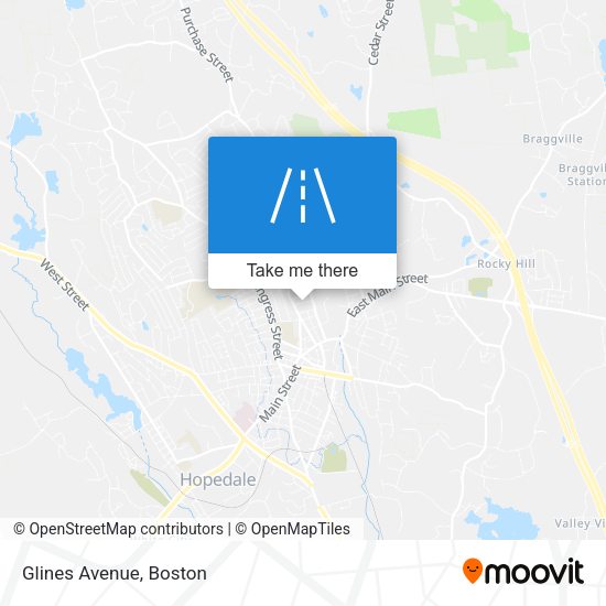 Mapa de Glines Avenue