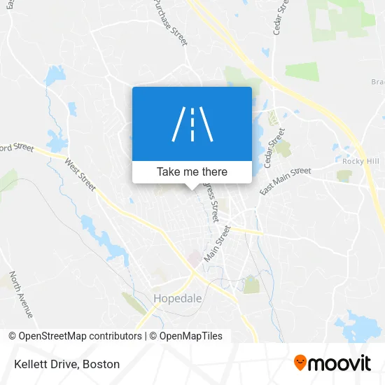 Kellett Drive map