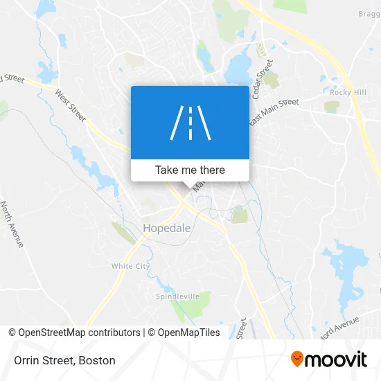 Orrin Street map