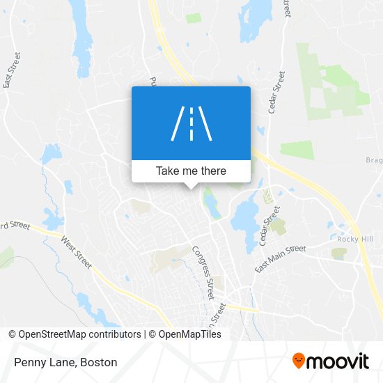 Mapa de Penny Lane