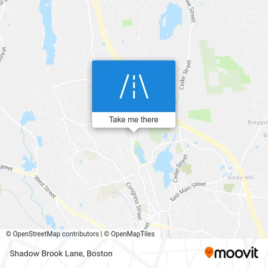 Shadow Brook Lane map